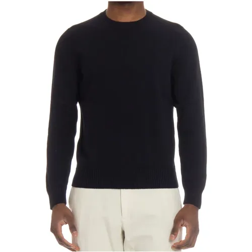 Cotton Crewneck Sweater , male, Sizes: 2XL, XL, L, M - Drumohr - Modalova