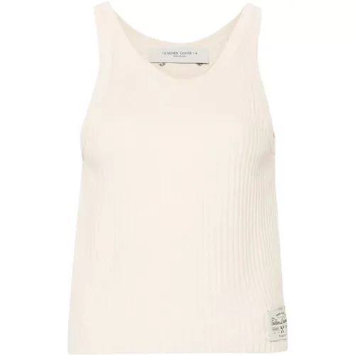 Journey Tank Top , Damen, Größe: XS - Golden Goose - Modalova