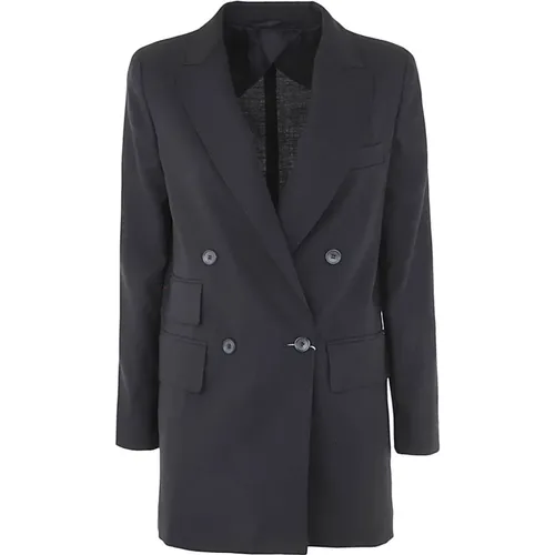 Eleganter Luglio Double Breasted Blazer , Damen, Größe: S - Max Mara - Modalova