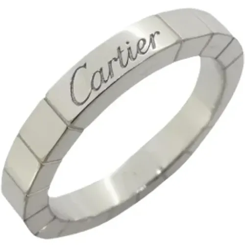 Pre-owned White Gold rings , female, Sizes: ONE SIZE - Cartier Vintage - Modalova