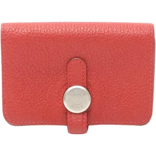 Pre-owned Leather wallets , female, Sizes: ONE SIZE - Hermès Vintage - Modalova