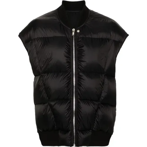 Quilted Down Gilet Jacket , male, Sizes: L, M, XL - Rick Owens - Modalova