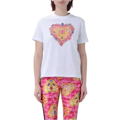 T-Shirts , female, Sizes: M, XS - Versace - Modalova