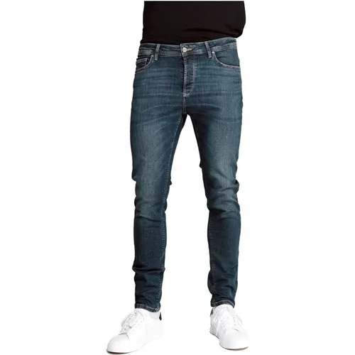 Lucas Blaue Slim-fit Jeans , Herren, Größe: W31 - Zhrill - Modalova