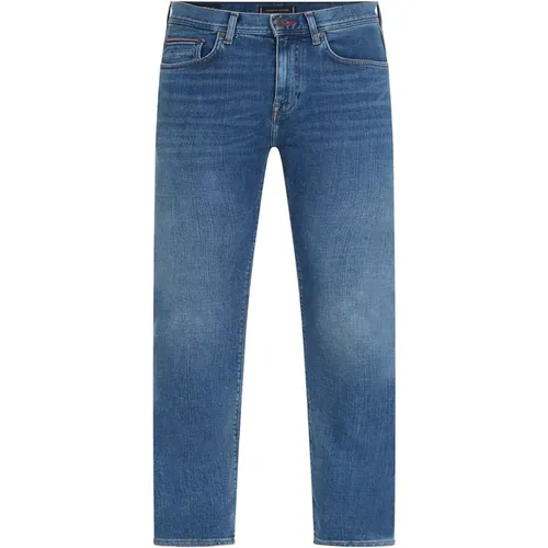 Slim Denim Jeans für Männer , Herren, Größe: W40 L32 - Tommy Hilfiger - Modalova