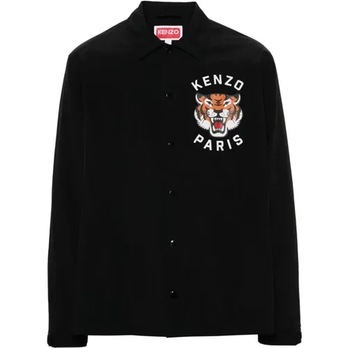Men's Clothing Jackets Ss24 , male, Sizes: L, S, M - Kenzo - Modalova