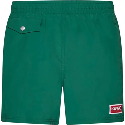 Grüne Meer Kleidung Mesh-Futter , Herren, Größe: XL - Kenzo - Modalova