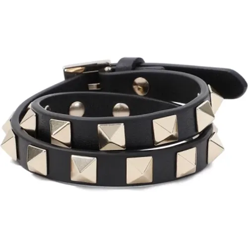 Leather Bracelet , female, Sizes: ONE SIZE - Valentino Garavani - Modalova