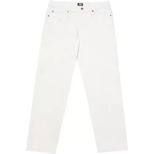 Beige Jeans , Herren, Größe: W32 - Dickies - Modalova