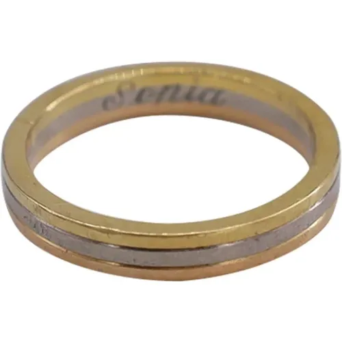 Pre-owned Metal rings , male, Sizes: ONE SIZE - Cartier Vintage - Modalova