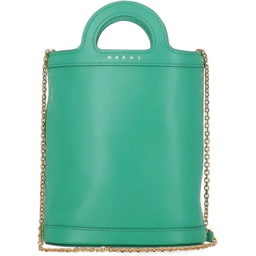 Grüne Handtasche für Frauen , Damen, Größe: ONE Size - Marni - Modalova