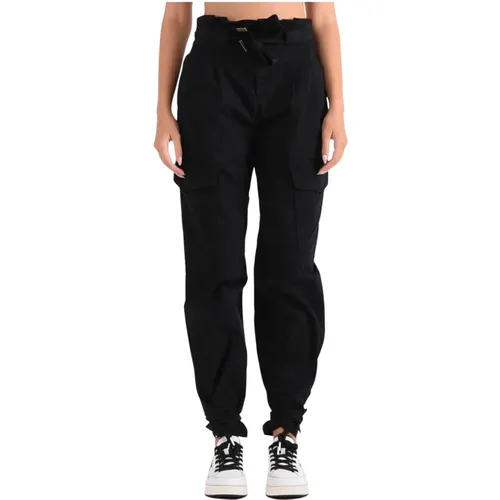 Cargo Stil Bedeckte Baumwollhose , Damen, Größe: 2XS - pinko - Modalova