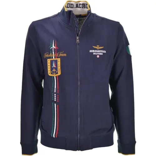 Zip-throughs , male, Sizes: L, 2XL - aeronautica militare - Modalova