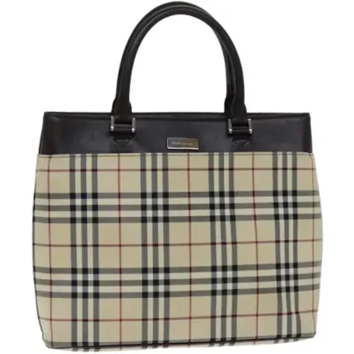 Pre-owned Canvas Handtaschen , Damen, Größe: ONE Size - Burberry Vintage - Modalova