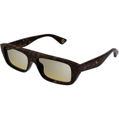 Havana Silver Sunglasses Gg1617S , female, Sizes: 56 MM - Gucci - Modalova