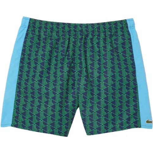 Bold Swimwear with Quick-Dry Fabric , male, Sizes: L, M - Lacoste - Modalova