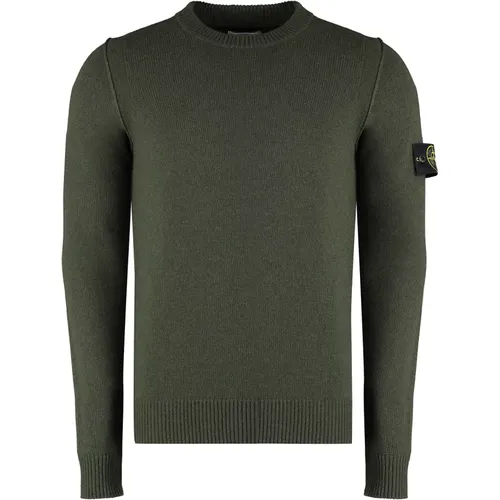Crew-neck wool sweater , male, Sizes: XL - Stone Island - Modalova