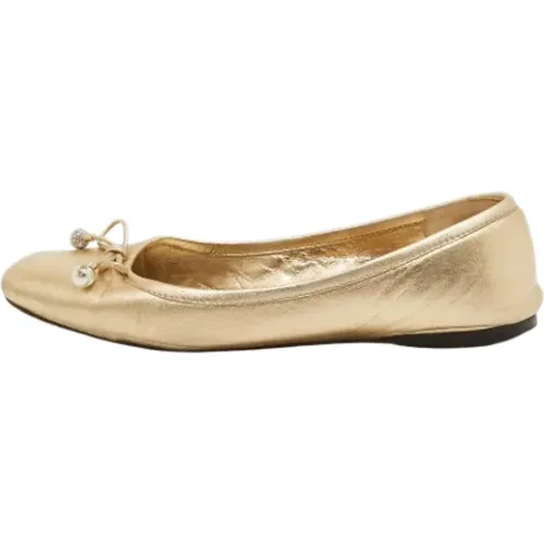 Pre-owned Leder flats , Damen, Größe: 36 EU - Jimmy Choo Pre-owned - Modalova