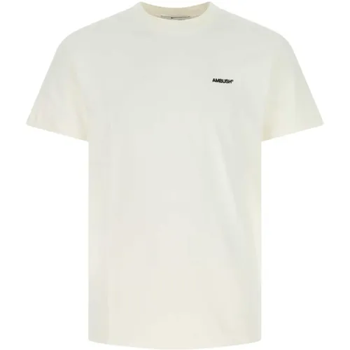 Ivory Baumwoll T-Shirt Set,3er-Pack Crewneck Logo T-shirts - Ambush - Modalova