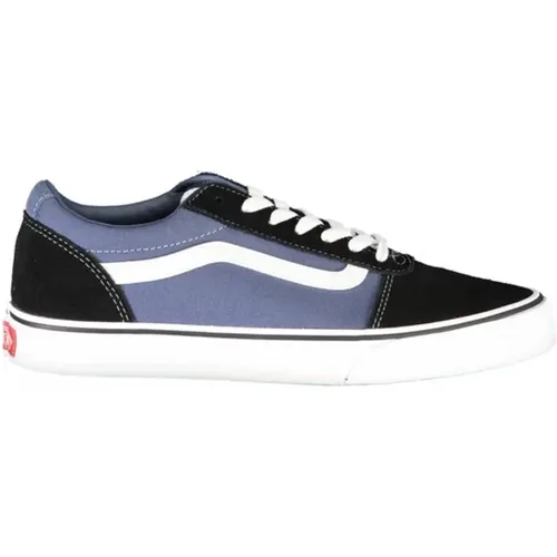 Blue Logo Sneaker with Contrast Details , male, Sizes: 11 UK, 10 1/2 UK, 9 UK, 8 UK, 8 1/2 UK - Vans - Modalova