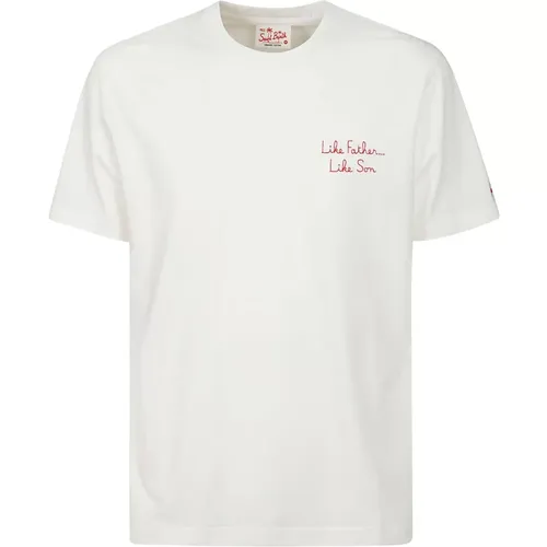 Cotton Short Sleeve T-Shirt , male, Sizes: L, M, XL - MC2 Saint Barth - Modalova
