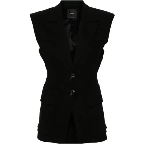 Schwarze Jacken für Frauen , Damen, Größe: XS - pinko - Modalova