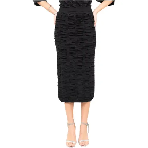 Ruched Midi Skirt , female, Sizes: XS - Twinset - Modalova