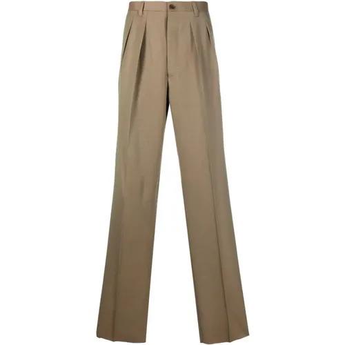 Suit tailored trousers with two pinces , male, Sizes: L - Giuliva Heritage - Modalova