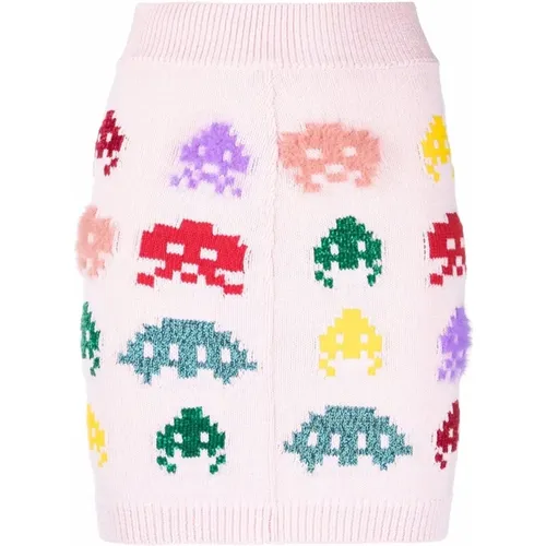 Pink Knit Skirt Ss22 , female, Sizes: S, XS - Stella Mccartney - Modalova