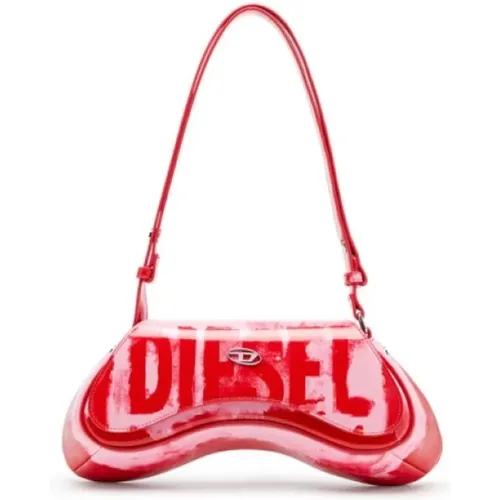 Play Crossbody Bag with Logo , female, Sizes: ONE SIZE - Diesel - Modalova