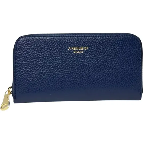 Klassische Leder Brieftasche , Damen, Größe: ONE Size - Avenue 67 - Modalova