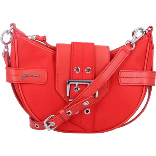 Rote Racing-Handtasche Bucky Kleine Tasche - Ganni - Modalova