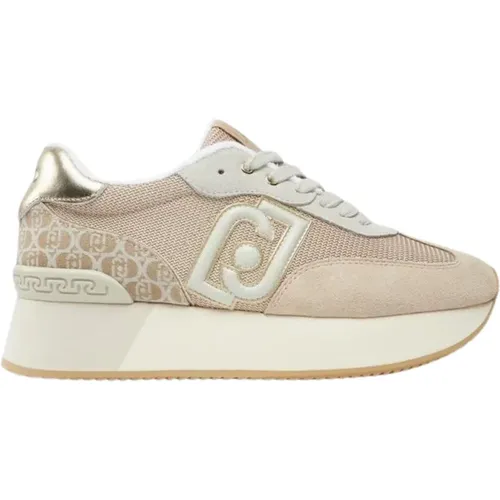 Flache Sneaker Sand Schuhe , Damen, Größe: 36 EU - Liu Jo - Modalova