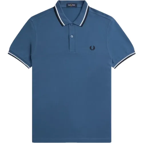 Slim Fit Twin Tipped Polo , Herren, Größe: M - Fred Perry - Modalova