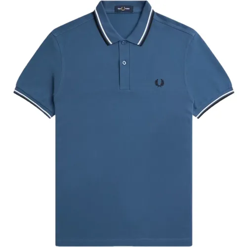 Slim Fit Twin Tipped Polo , male, Sizes: L, 2XL, M, S, XL - Fred Perry - Modalova