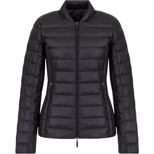 Quilted Technical Fabric Coat , female, Sizes: XL, L, XS, S, M - Armani Exchange - Modalova