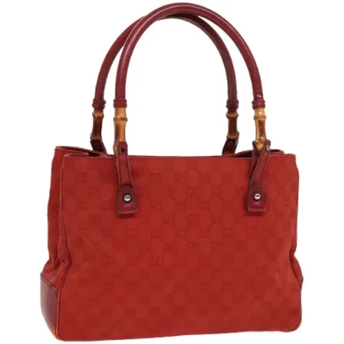 Pre-owned Canvas totes , female, Sizes: ONE SIZE - Gucci Vintage - Modalova