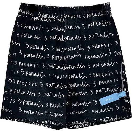 Logo Appliqué Shorts , Herren, Größe: S - 3.Paradis - Modalova