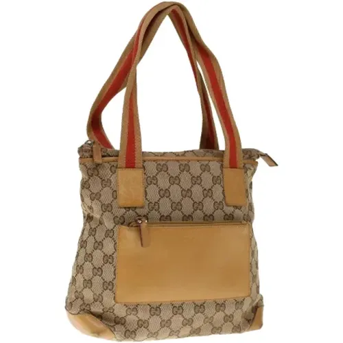 Pre-owned Canvas gucci-bags , female, Sizes: ONE SIZE - Gucci Vintage - Modalova