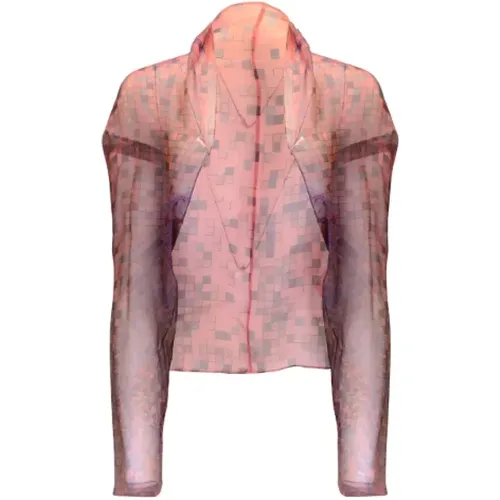 Pre-owned Silk tops , female, Sizes: ONE SIZE - Hermès Vintage - Modalova