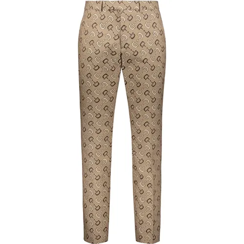 Bestickte Logo Maßgeschneiderte Hose , Herren, Größe: L - Gucci - Modalova