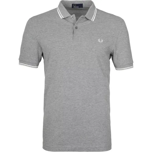 Graues P48 Baumwollpolo Fred Perry - Fred Perry - Modalova