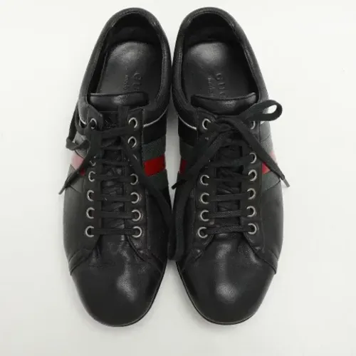 Pre-owned Leather sneakers , male, Sizes: 6 UK - Gucci Vintage - Modalova