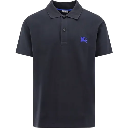 Baumwoll-Polo-Shirt mit EKD-Stickerei , Herren, Größe: S - Burberry - Modalova