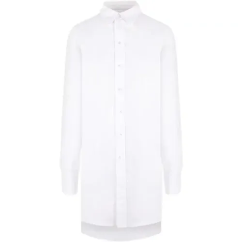Cotton Poplin Long Sleeve Shirt , female, Sizes: XL - Sa Su Phi - Modalova