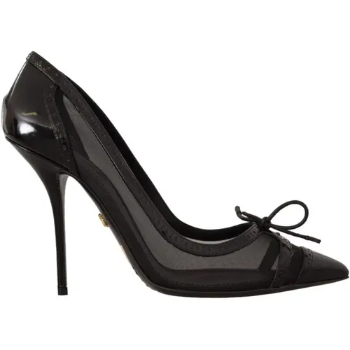 Mesh Stiletto Schuhe - Verbessere dein Schuhspiel , Damen, Größe: 40 EU - Dolce & Gabbana - Modalova