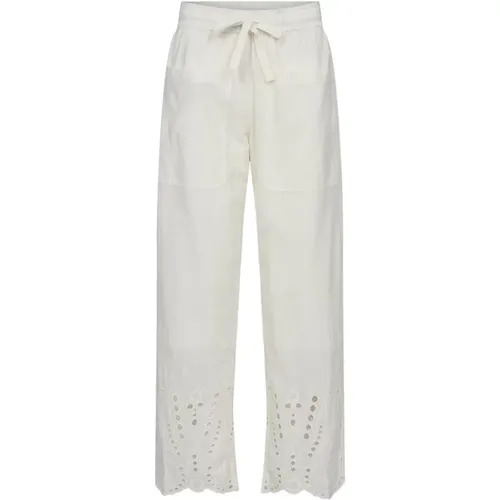 Snow Embroidered Pants , female, Sizes: XS, M, S, L, XL - Sofie Schnoor - Modalova