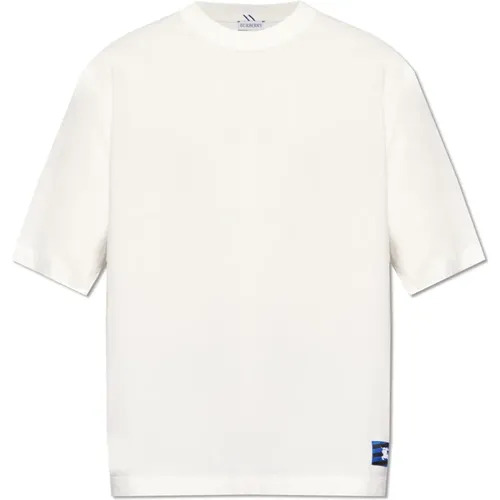 T-Shirt aus Bio-Baumwolle , Herren, Größe: 3XL - Burberry - Modalova