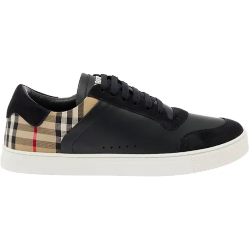 Check Sneakers , Herren, Größe: 40 1/2 EU - Burberry - Modalova