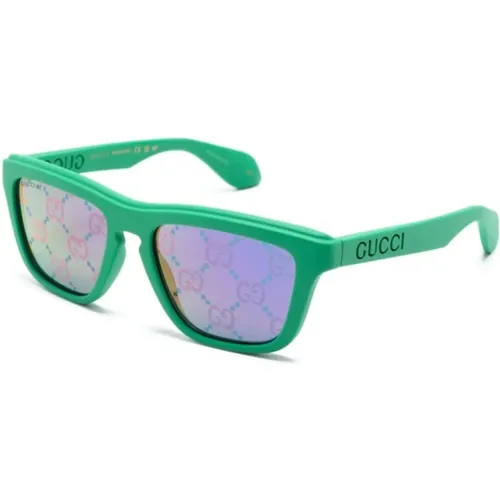 Gg1571S 004 Sunglasses , male, Sizes: 55 MM - Gucci - Modalova